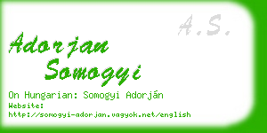 adorjan somogyi business card