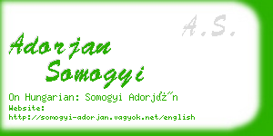 adorjan somogyi business card